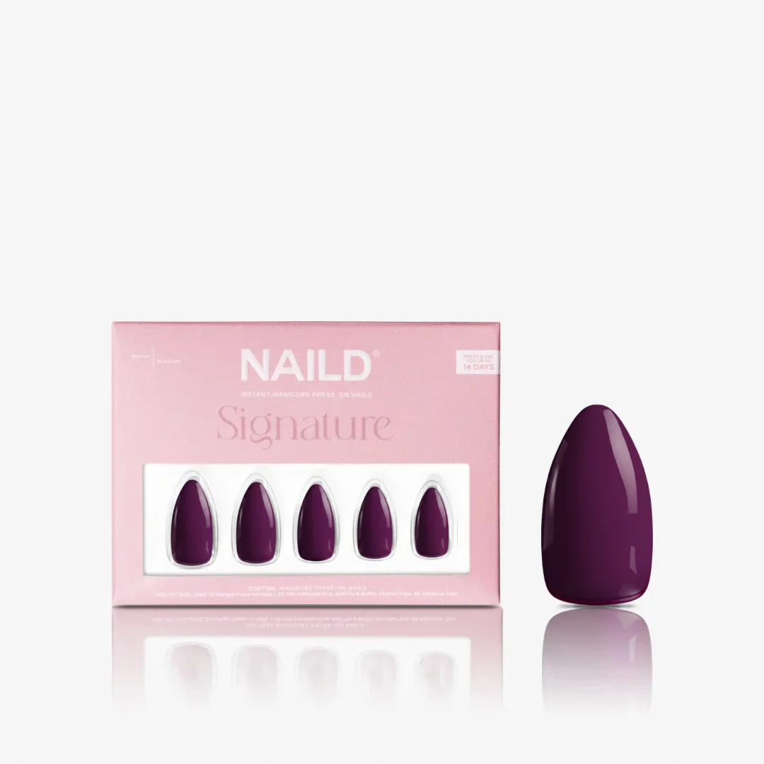 Astra Almond Softgel Press On Nails (inkl. Klebesticker & Nagelkleber)