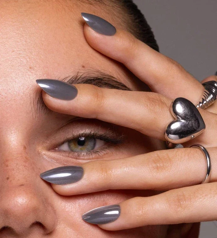 Aura Almond Softgel Press On Nails (inkl. Klebesticker & Nagelkleber) - Image 2