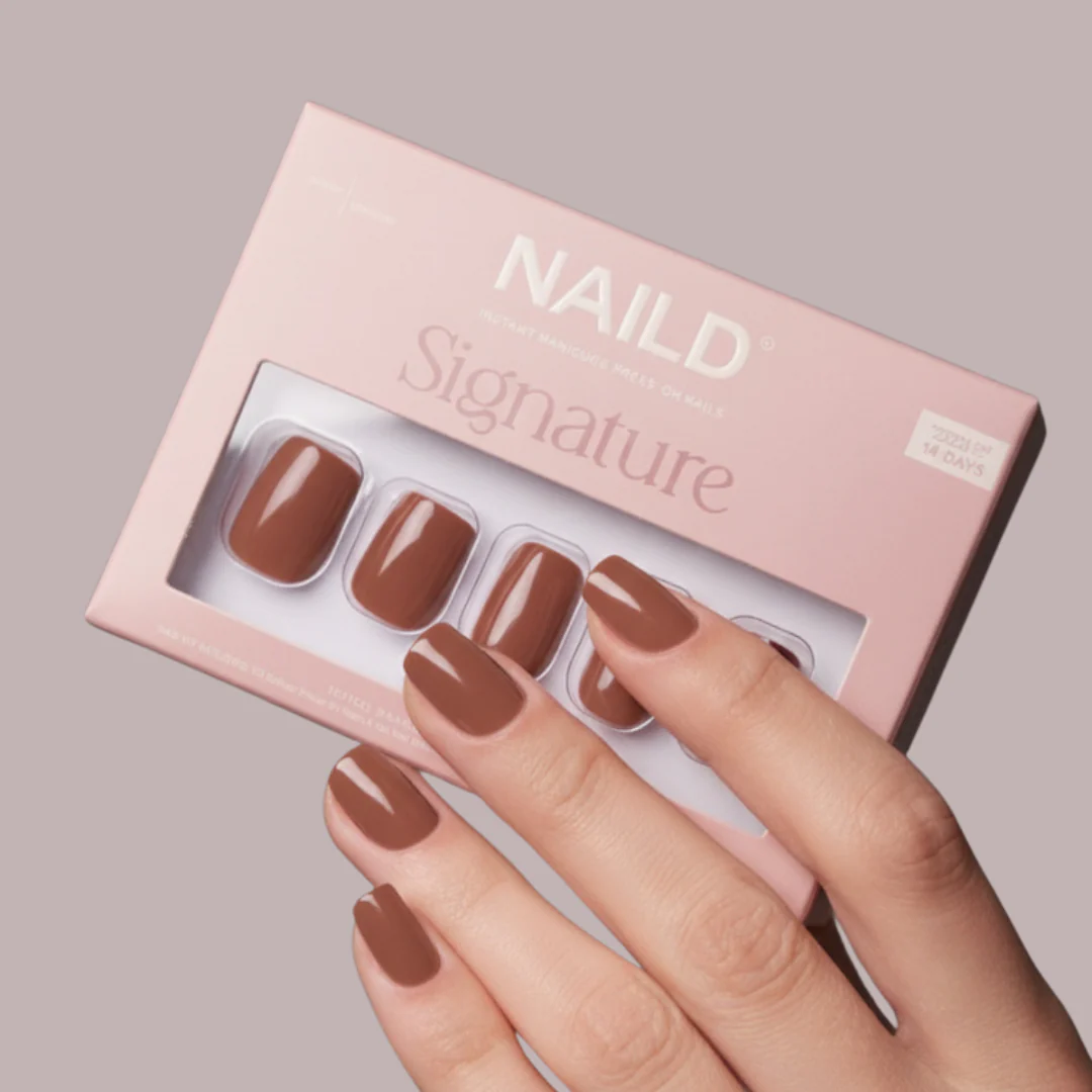 Cashmere short s square Softgel Press On Nails (inkl. Klebesticker & Nagelkleber) - Image 2