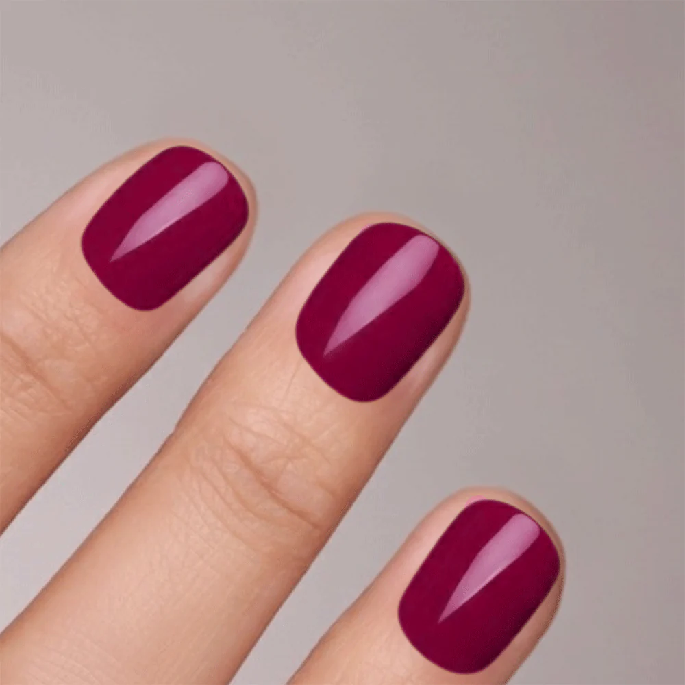 Cassis Short XXS Square Softgel Press on Nails (inkl. Klebesticker & Nagelkleber)