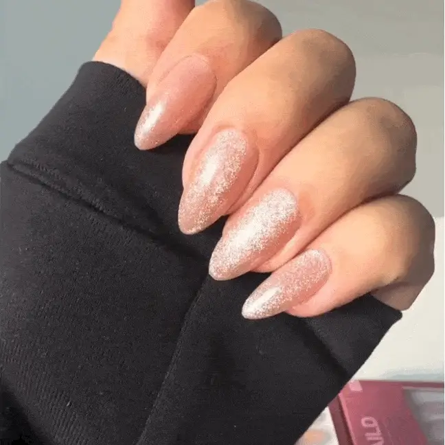 Stella almond extra long Softgel Press On Nails (inkl. Klebesticker & Nagelkleber) - Image 4