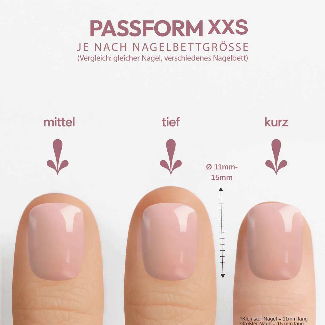 Milkshake short XXS Square Softgel Press on Nails  (inkl. Klebesticker & Nagelkleber) - Image 8