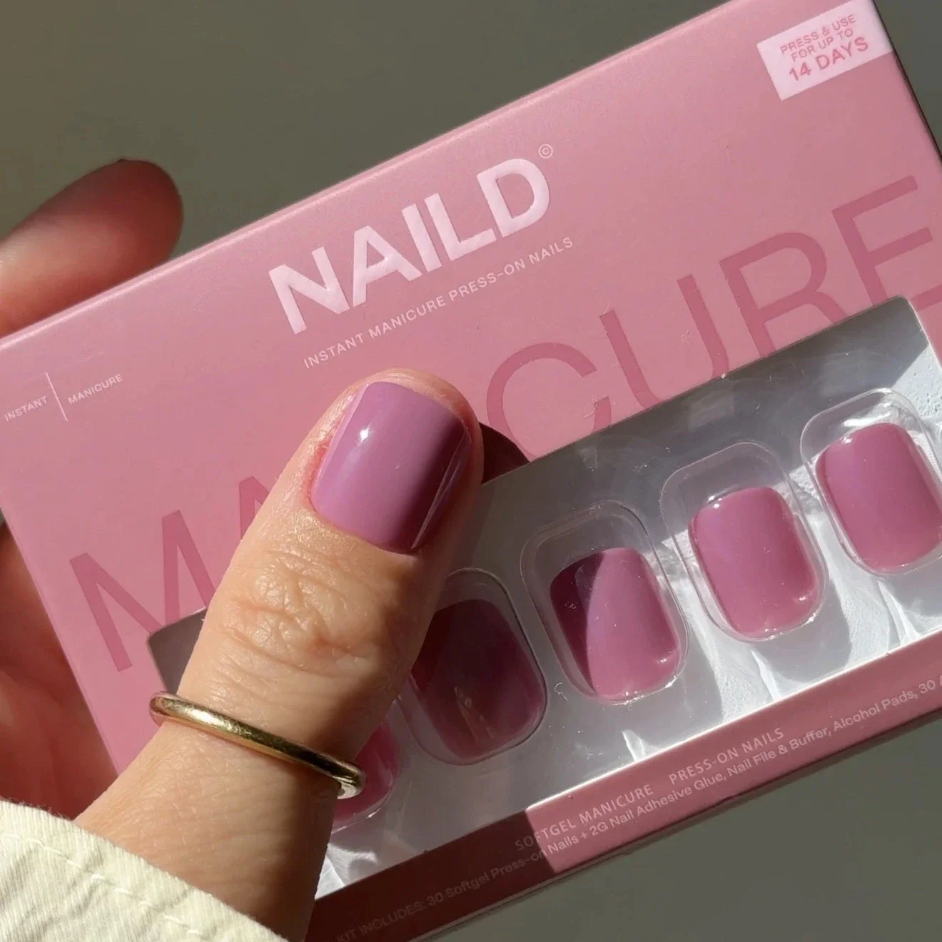 Crush Short XXS Square Softgel Press on Nails (30 Nägel inkl. Klebesticker & Nagelkleber) - Image 4