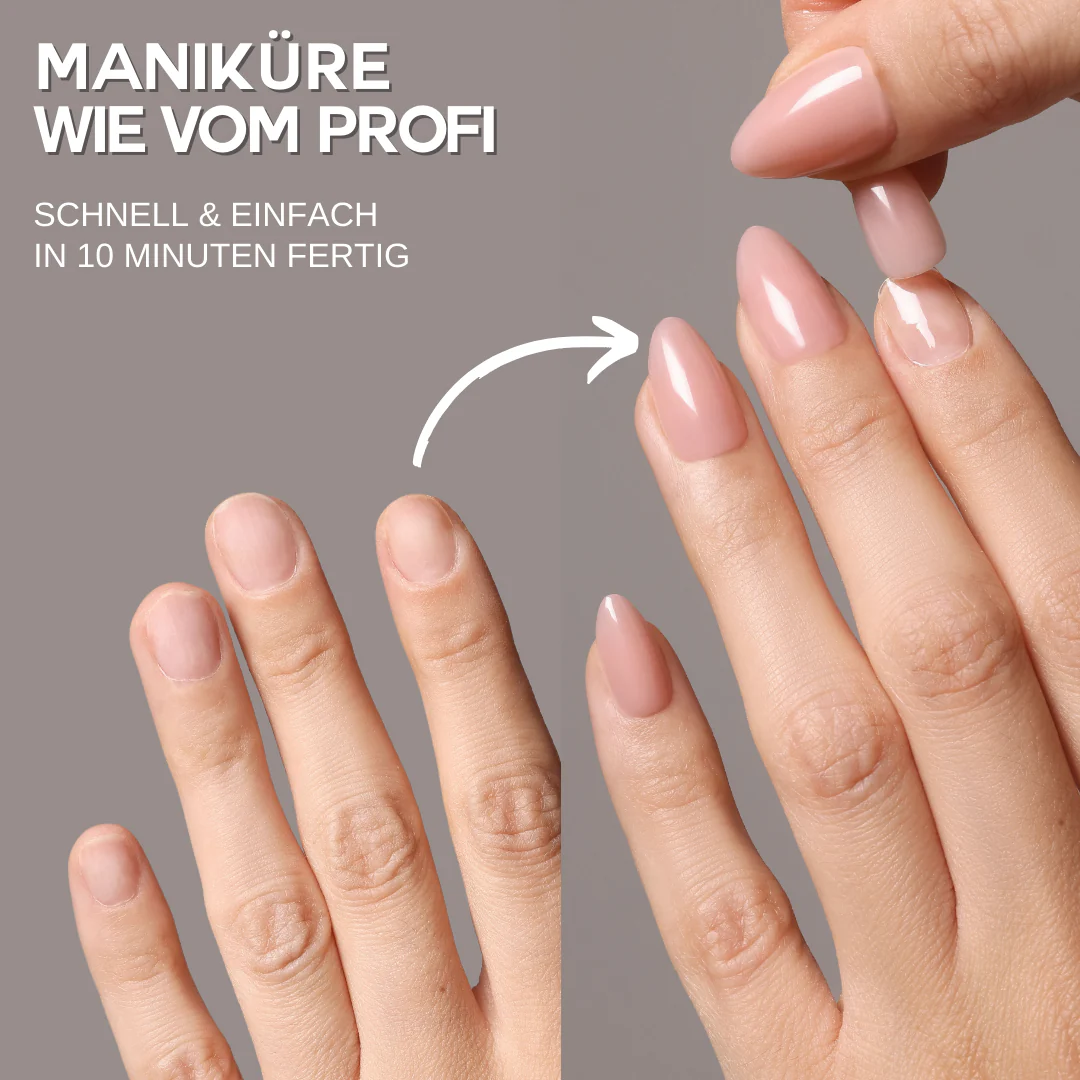 Aura Wave 3D Almond NAILDZ Softgel Press On Nails (inkl. Klebesticker & Nagelkleber) - Image 5