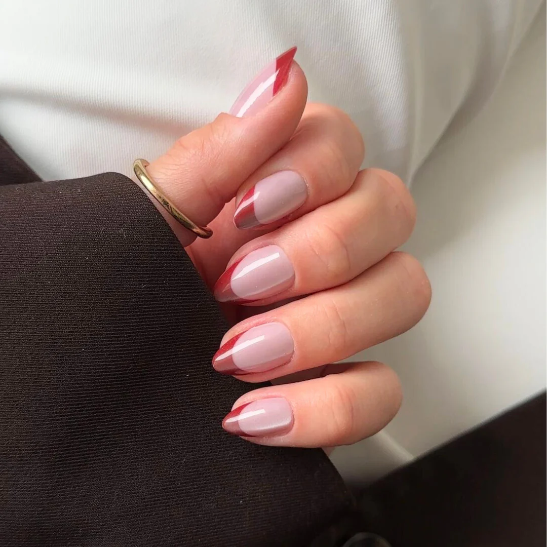 French Glam Almond Softgel Press On Nails (inkl. Klebesticker & Nagelkleber) - Image 3