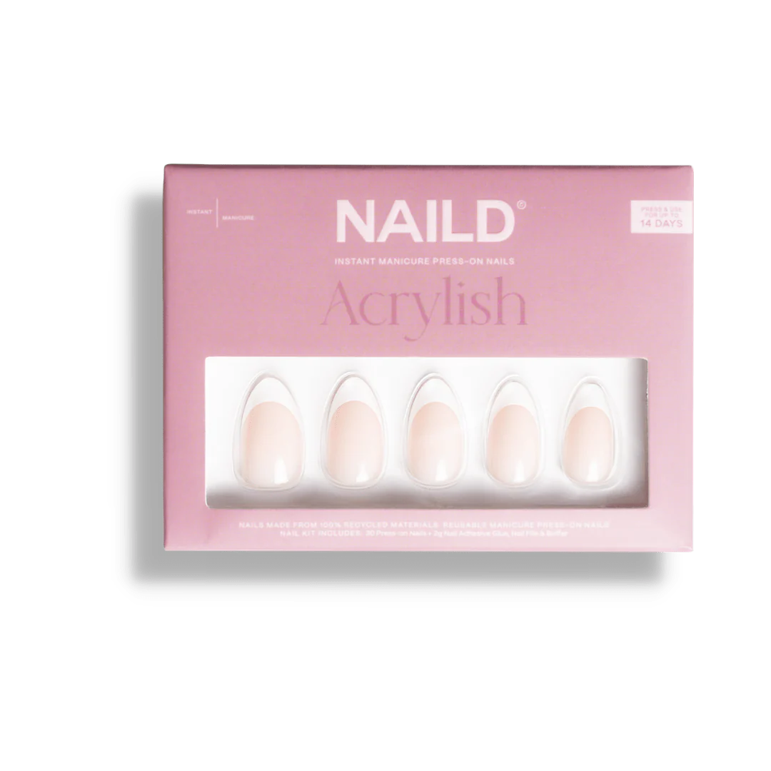 French white almond Softgel Press On Nails (inkl. Klebesticker & Nagelkleber) - Image 6