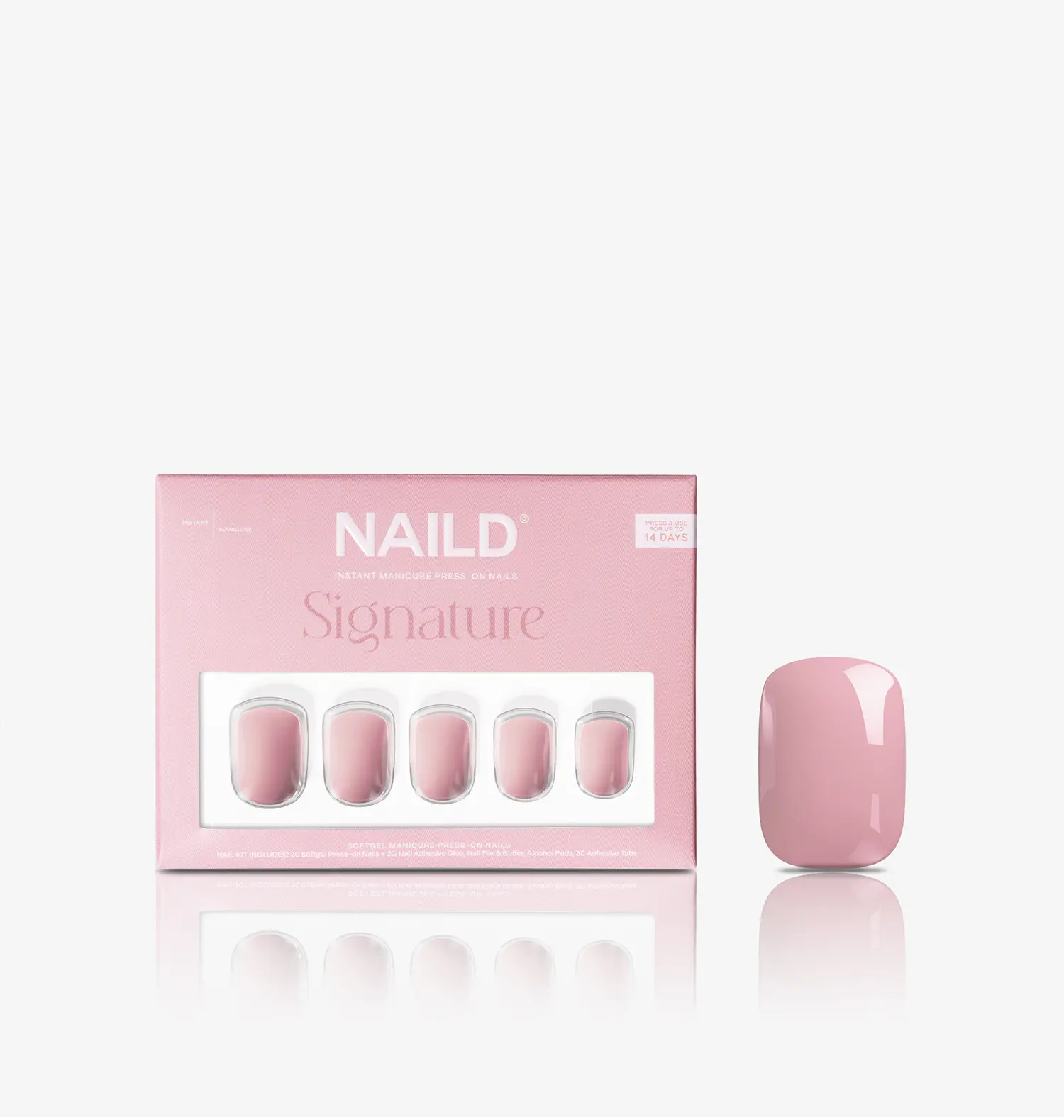 Ginza xs Softgel Press On Nails (inkl. Klebesticker & Nagelkleber)