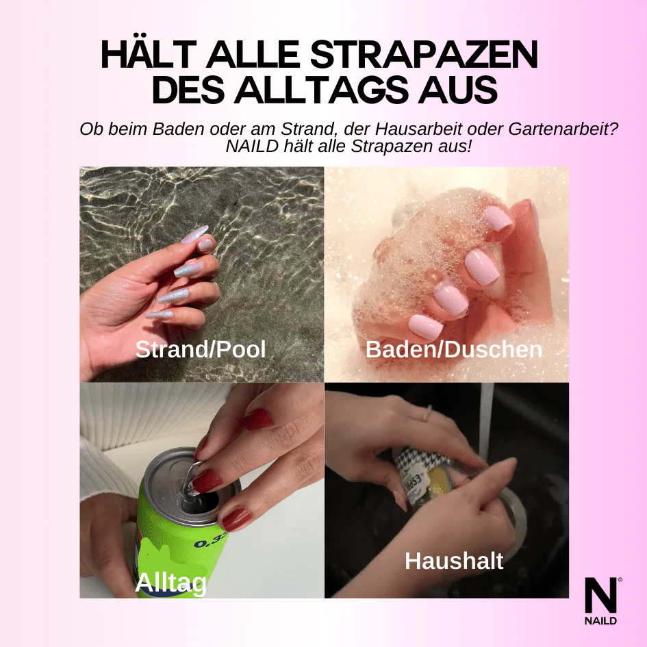 Milkshake almond Softgel Press on Nails (inkl. Klebesticker & Nagelkleber) - Image 8