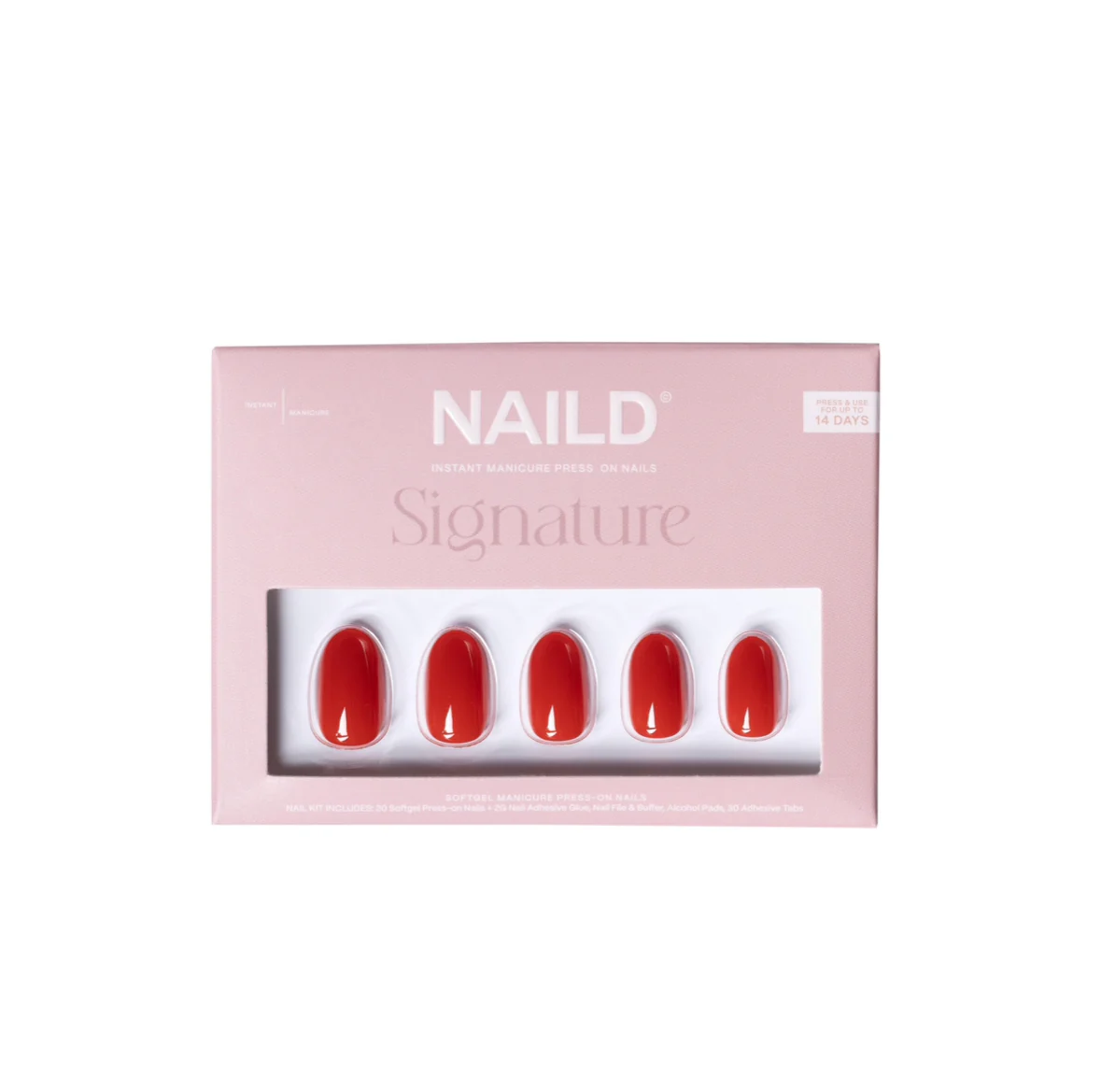 Lady round Softgel Press on Nails (inkl. Klebesticker & Nagelkleber) - Image 7