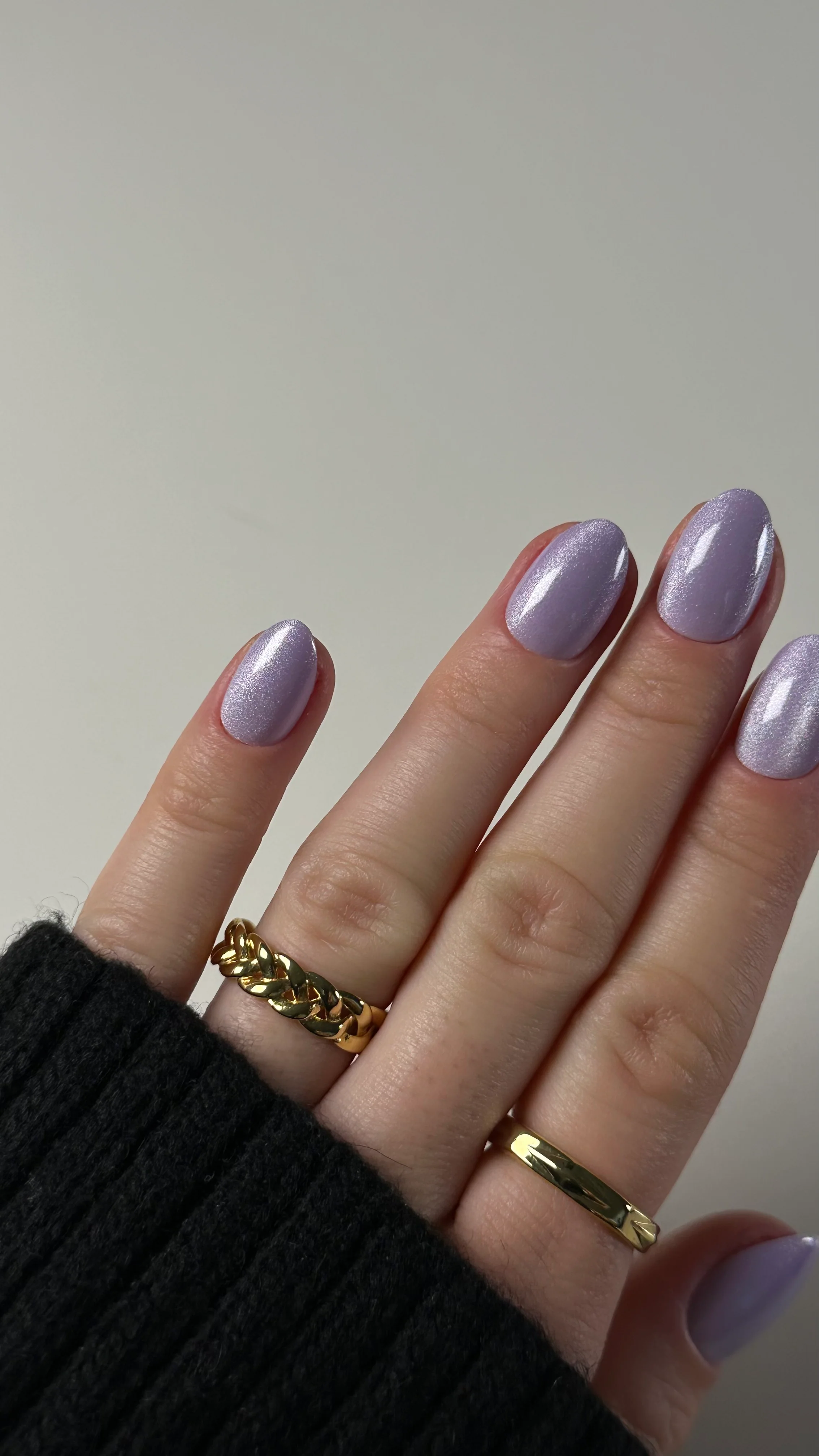 Lilac cateye xs rounded Softgel Press on Nails (inkl. Klebesticker & Nagelkleber) - Image 7