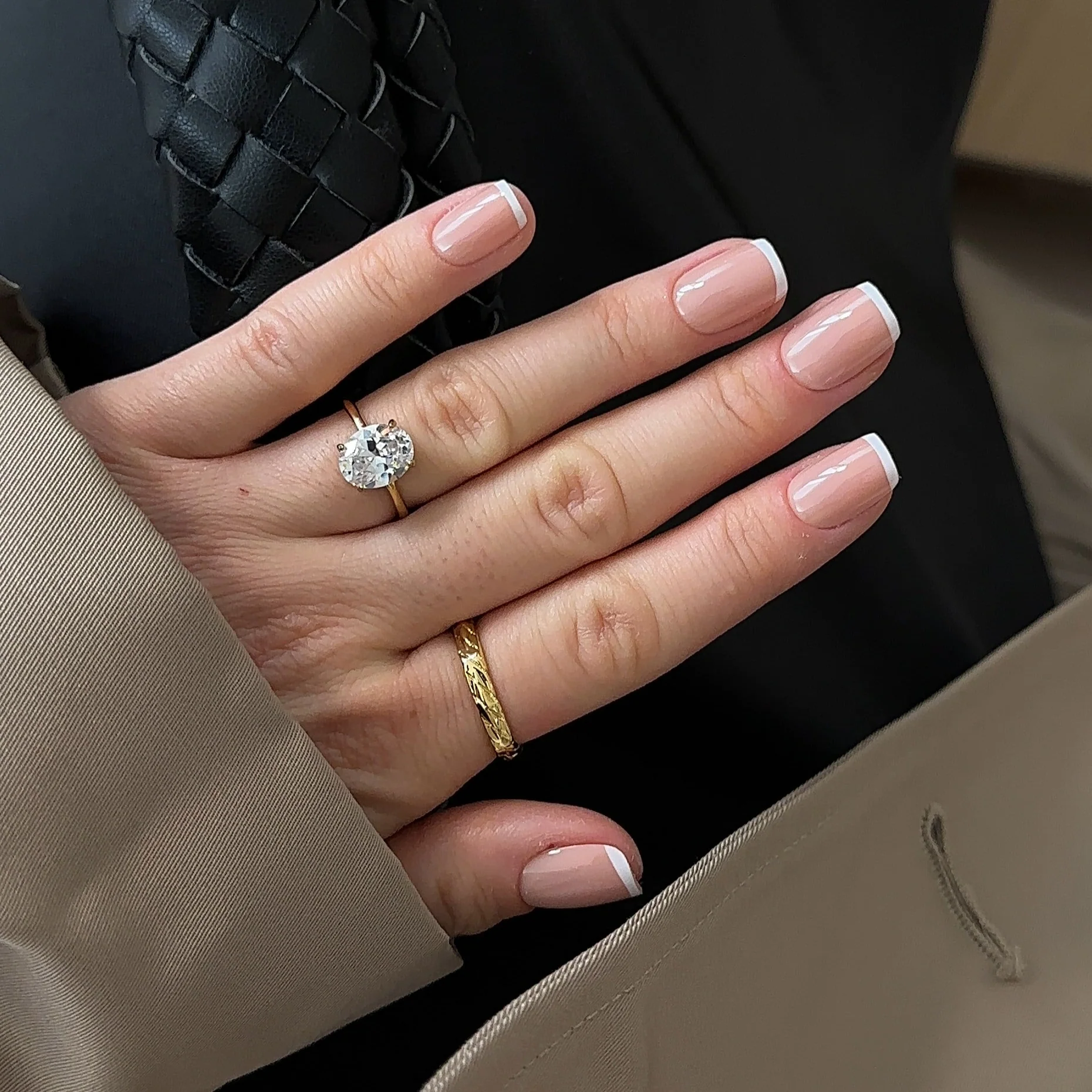 Micro french short s square Softgel Press On Nails (inkl. Klebesticker & Nagelkleber) - Image 4