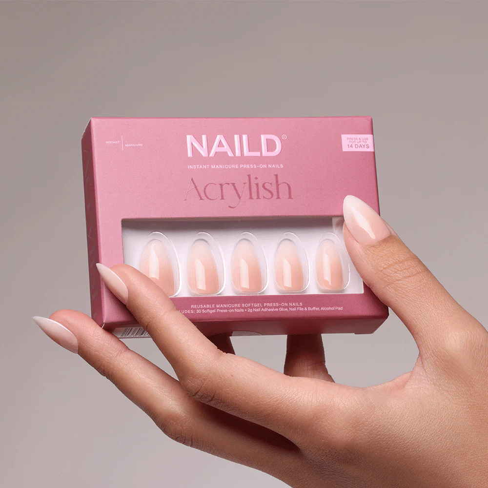 Milkshake almond Softgel Press on Nails (inkl. Klebesticker & Nagelkleber) - Image 7