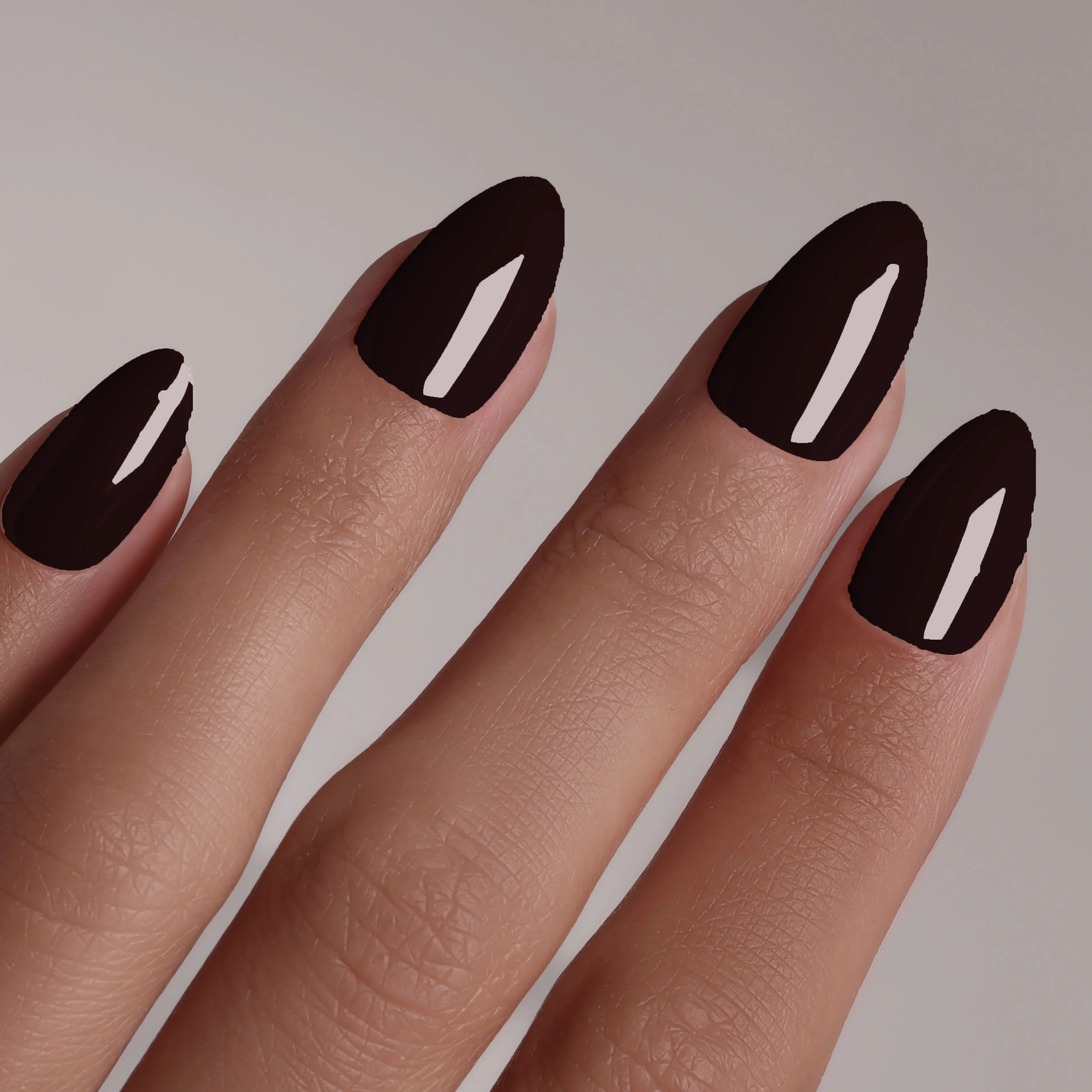 Myrthe almond Softgel Press On Nails (inkl. Klebesticker & Nagelkleber) - Image 2
