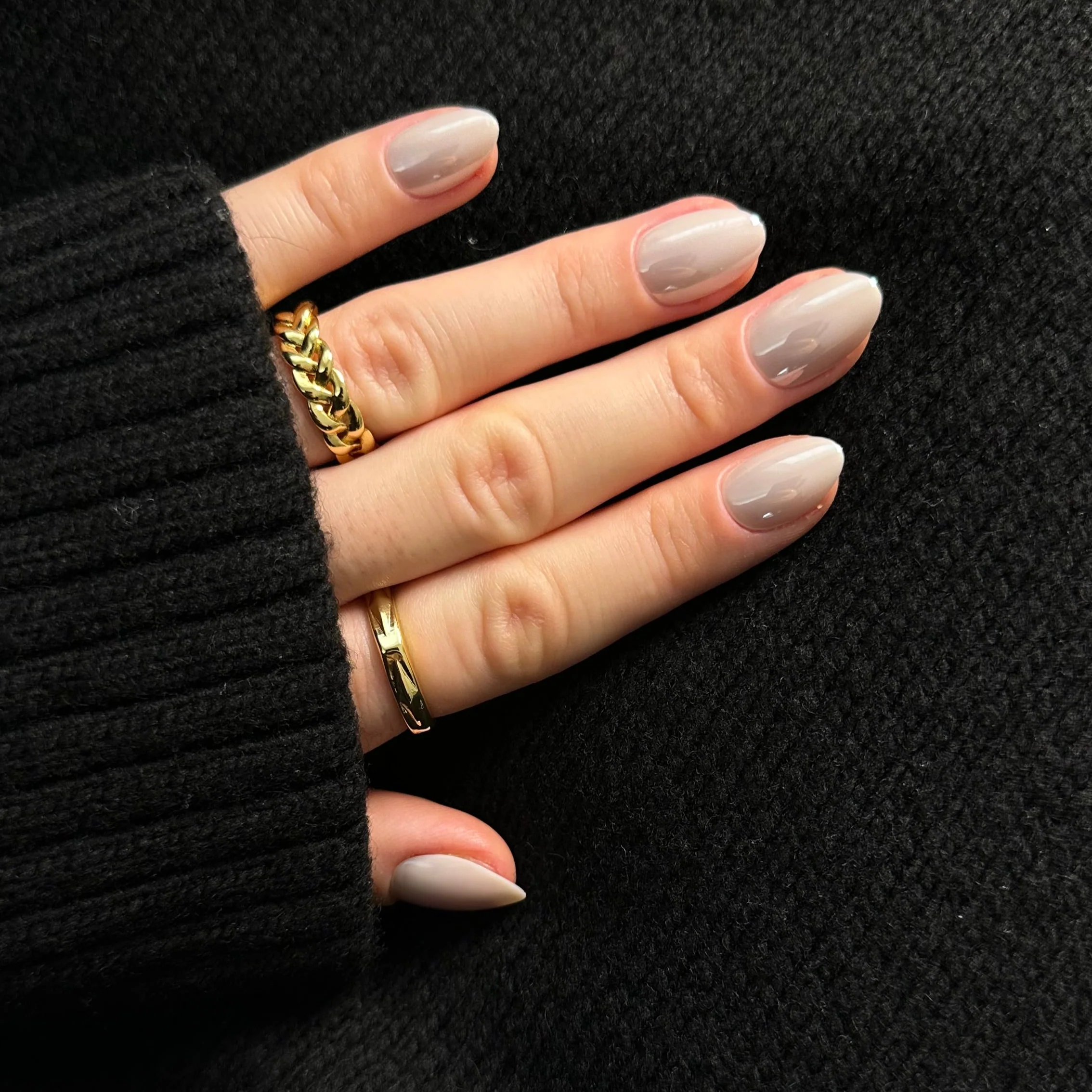 Nude Pearl xs rounded Softgel Press on Nails (inkl. Klebesticker & Nagelkleber) - Image 4