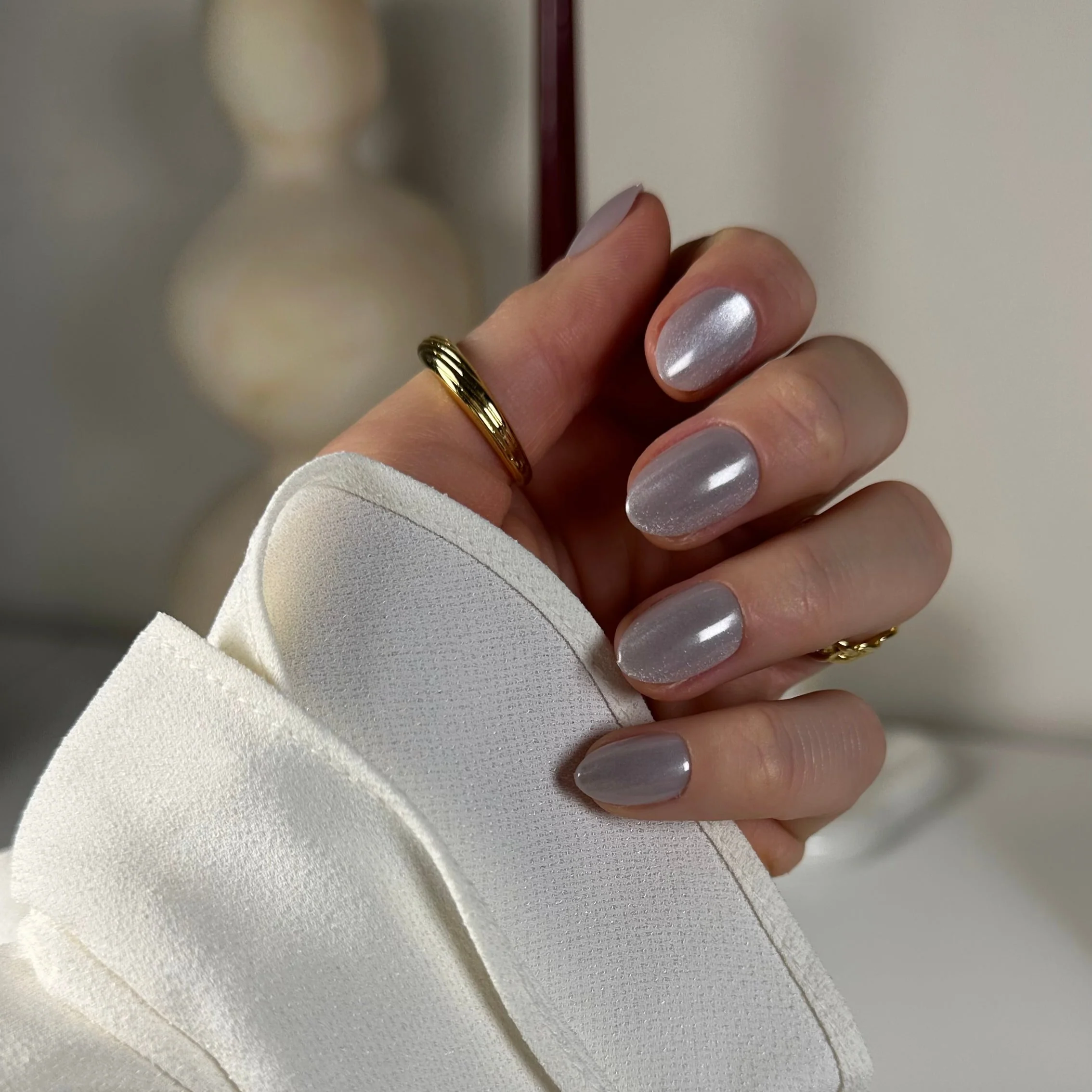 Pillow cateye xs rounded Softgel Press on Nails (inkl. Klebesticker & Nagelkleber) - Image 4