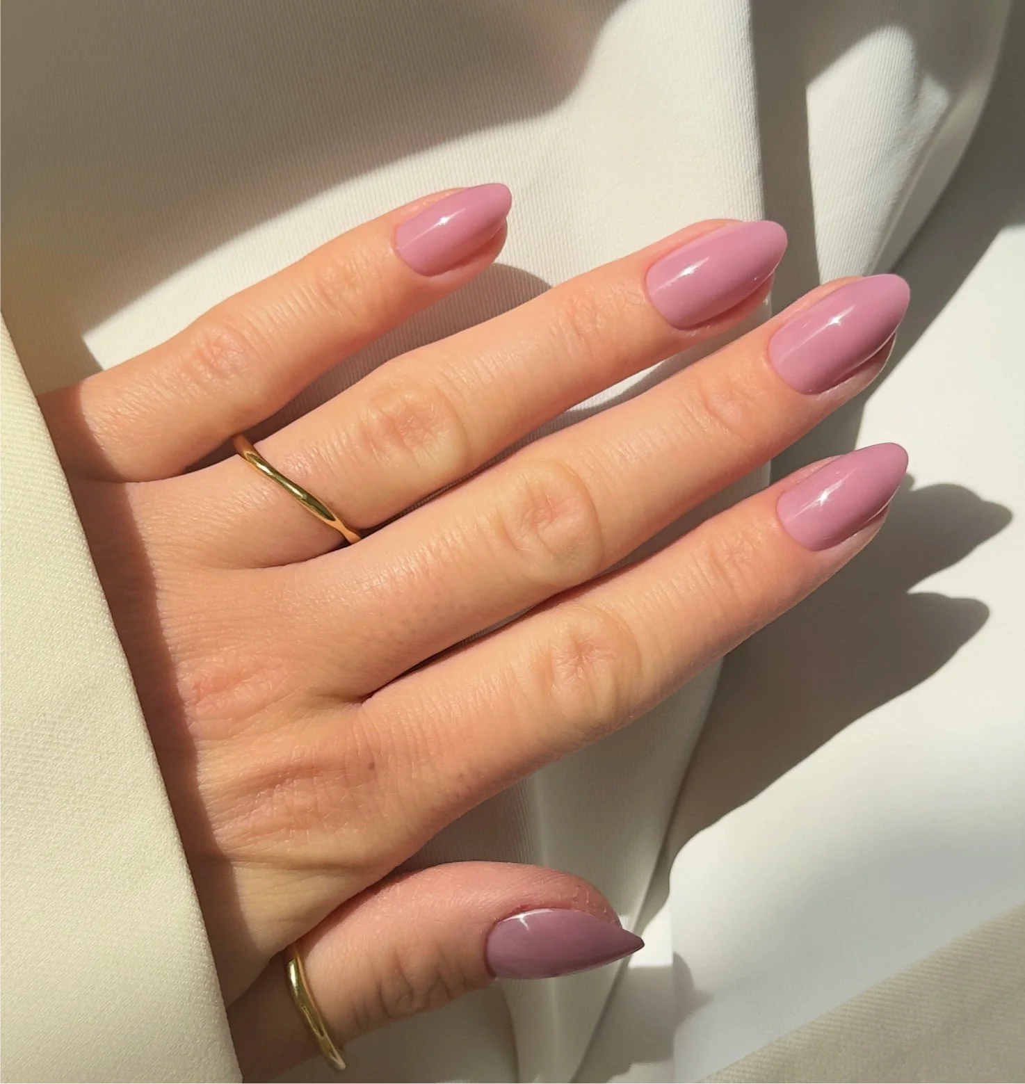 Rosewood almond Softgel Press On Nails (inkl. Klebesticker & Nagelkleber) - Image 3